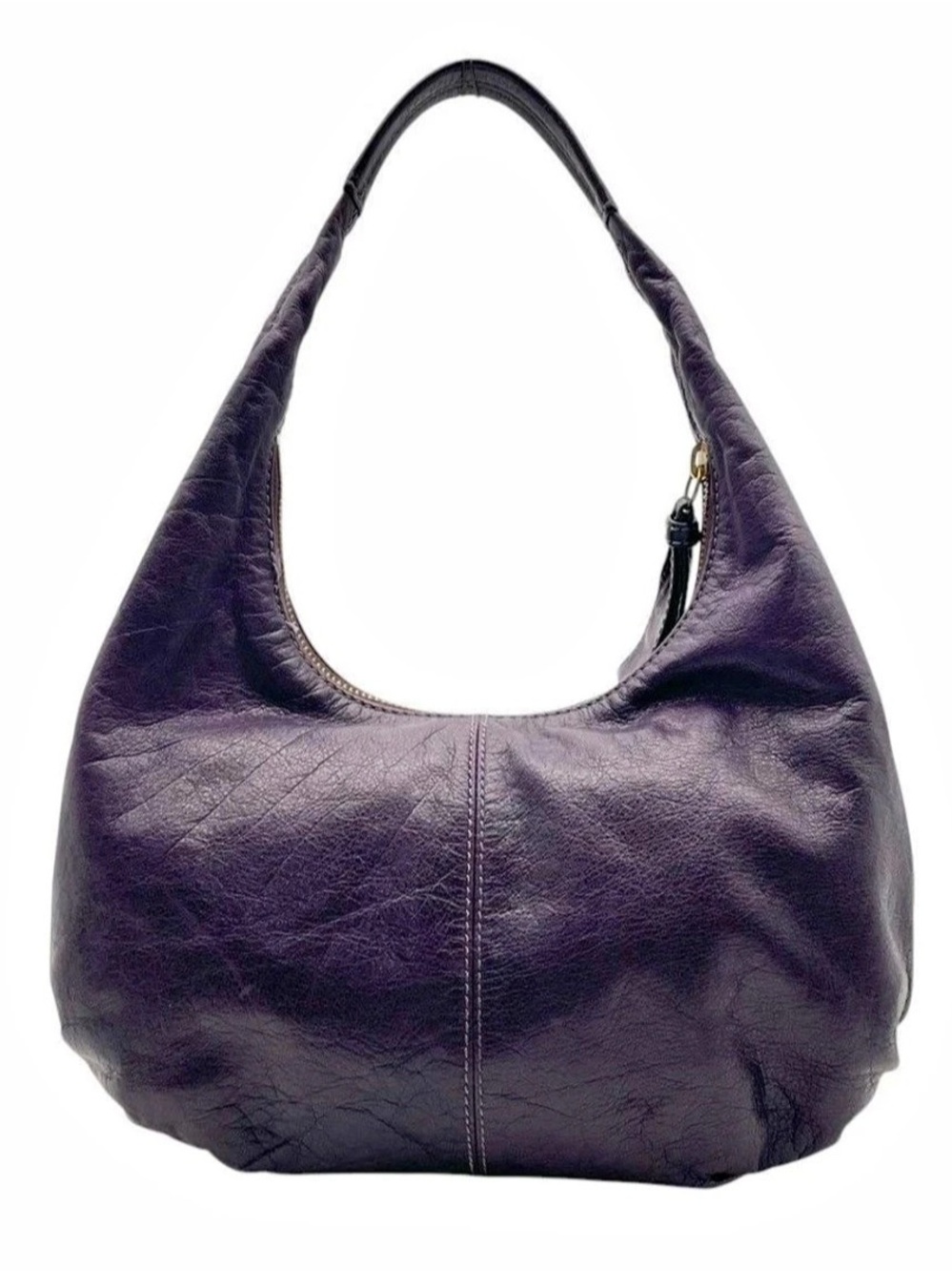 Coach Leather Hobo Bag in Purple